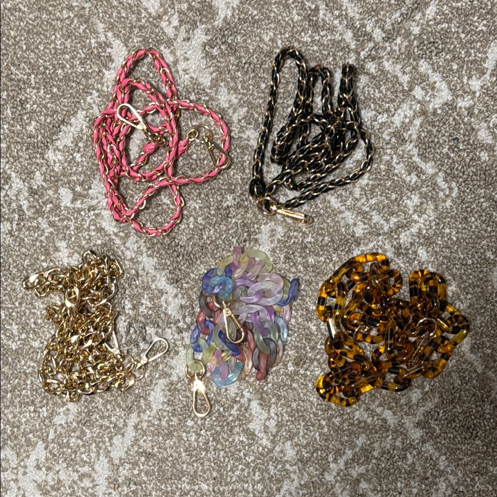 Pom Pom London chain purse straps